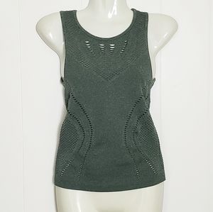 Alo Lazer Cut Activewear Top Size S